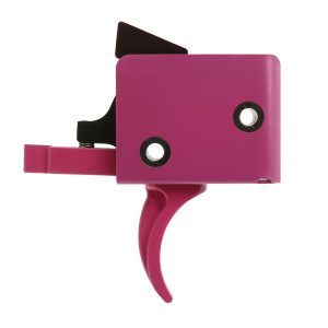 AR-15/10 Single Stage Trigger – Curved Pink